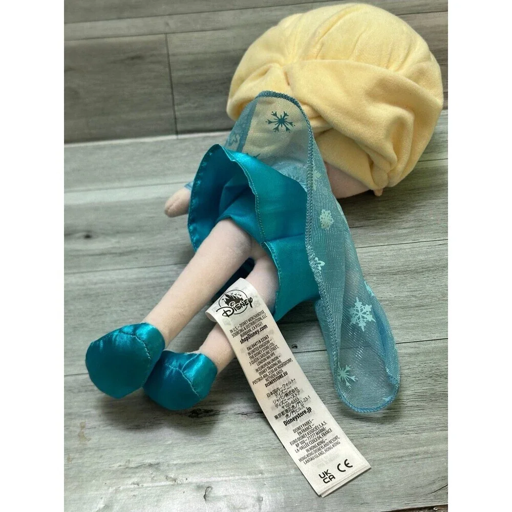 Disney Plush Princess Doll in Yellow Hair and Teal Dress